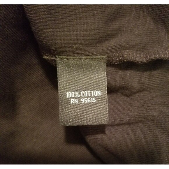 Rafaella Women's Top Shirt Black Size 2X Beaded Embellished V-Neck 3/4 Stretch - Picture 5 of 5